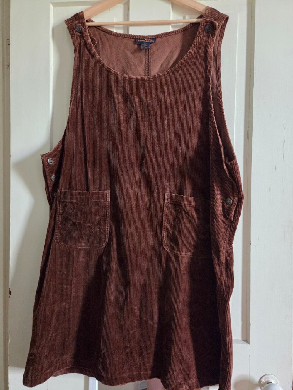 Plus size corduroy dress